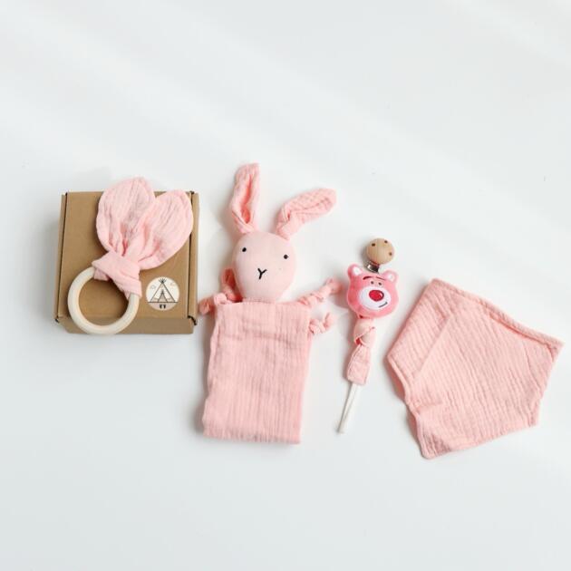 Gift Box Mini - Pink Bunny Bear