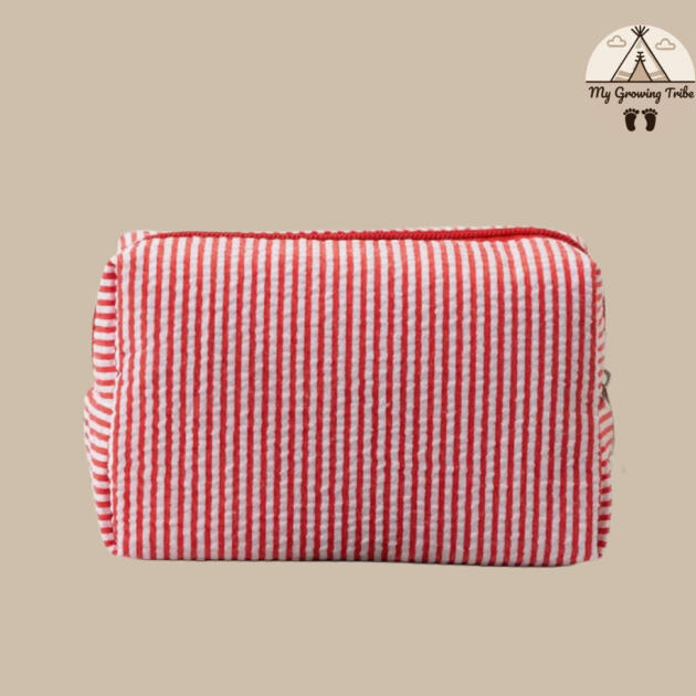 Travel Pouch — Happy Stripes