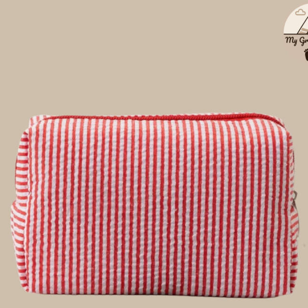 Travel Pouch — Happy Stripes